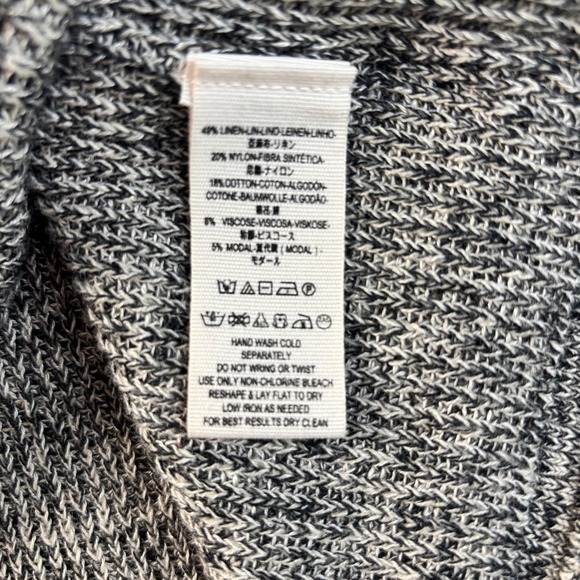 Free People Alana Off The Shoulder Knit Sweater Gray Casual Relaxed Womens M - Picture 5 of 11